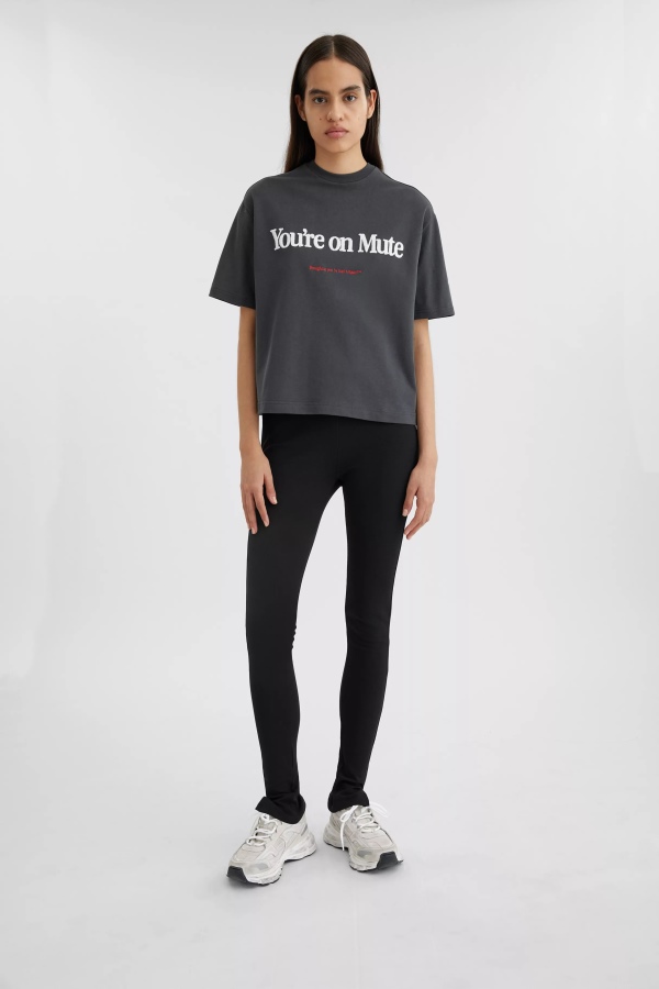 Mute T-shirt Axel Arigato Faded Black