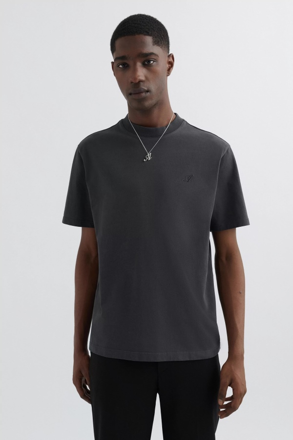 Signature T-shirt Axel Arigato Faded Black