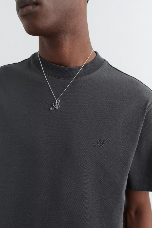 Signature T-shirt Axel Arigato Faded Black