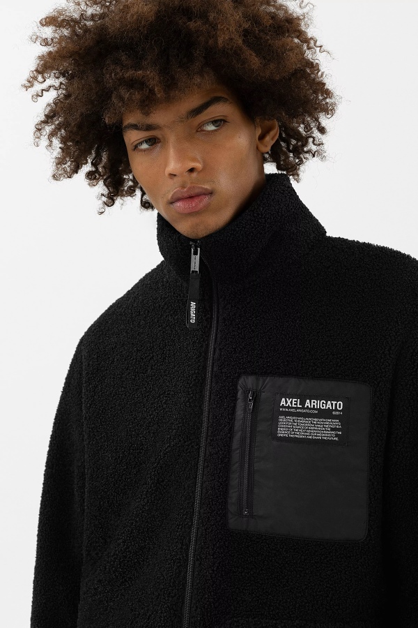 Billie Fleece Jacket Black Axel Arigato