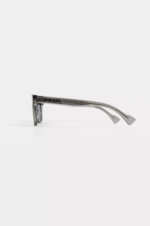Jet Square Sunglasses Light Grey Grey Axel Arigato