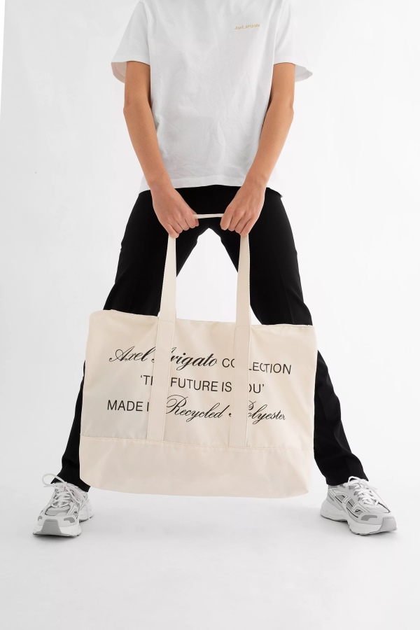 Future Zip Tote Bag Axel Arigato Off White