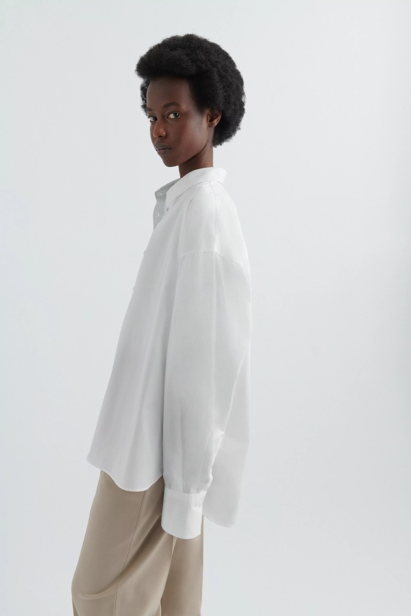 Network Oversized Shirt White Axel Arigato