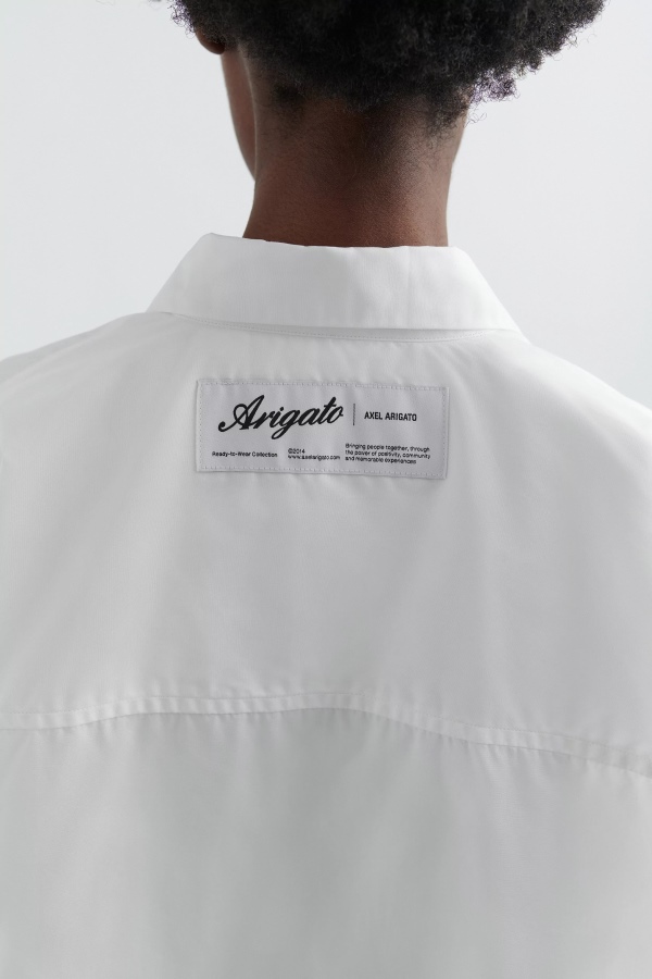 Network Oversized Shirt White Axel Arigato