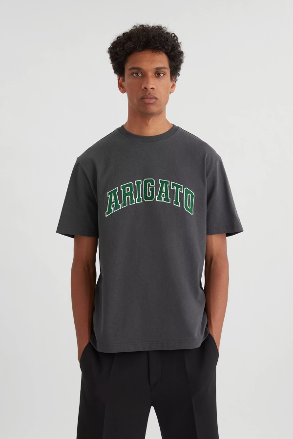 College Logo T-Shirt Axel Arigato Faded Black