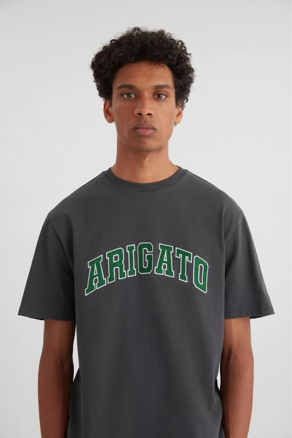 College Logo T-Shirt Axel Arigato Faded Black
