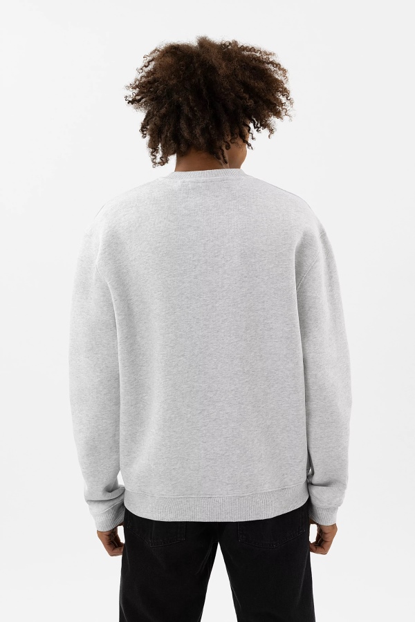 Axel Arigato Varsity Bee Bird Sweatshirt Light Grey Melange