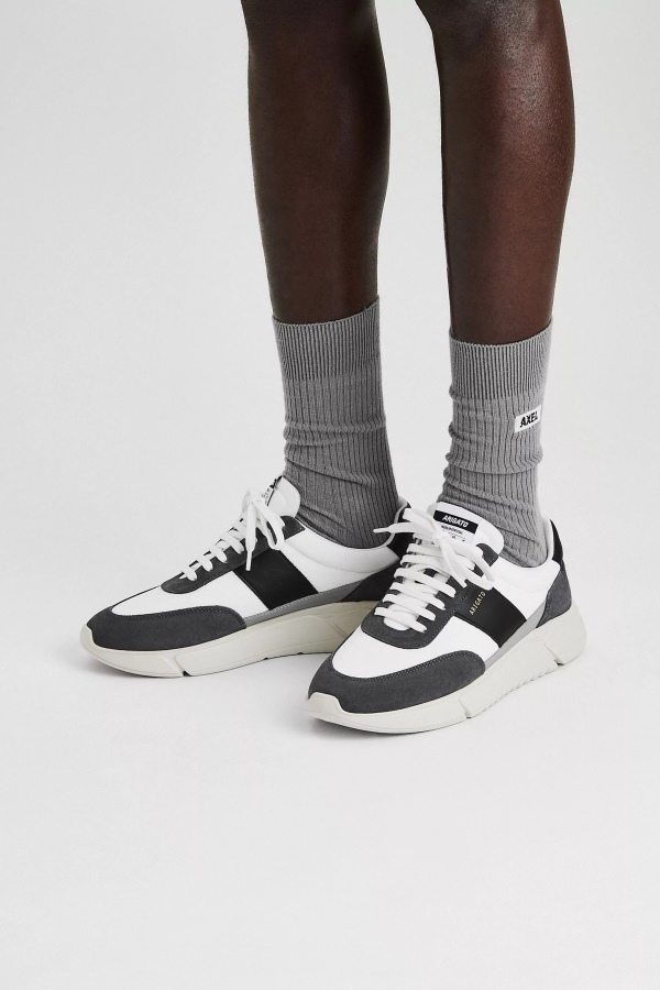 Axel Arigato Dark Grey White Black Genesis Vintage Runner