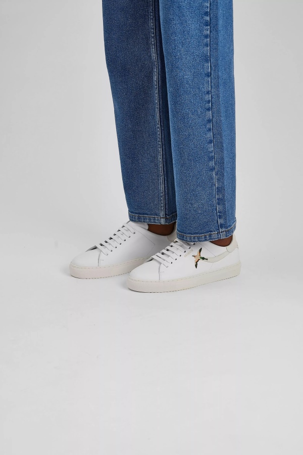 Clean 90 Stripe Bee Bird Axel Arigato White Beige