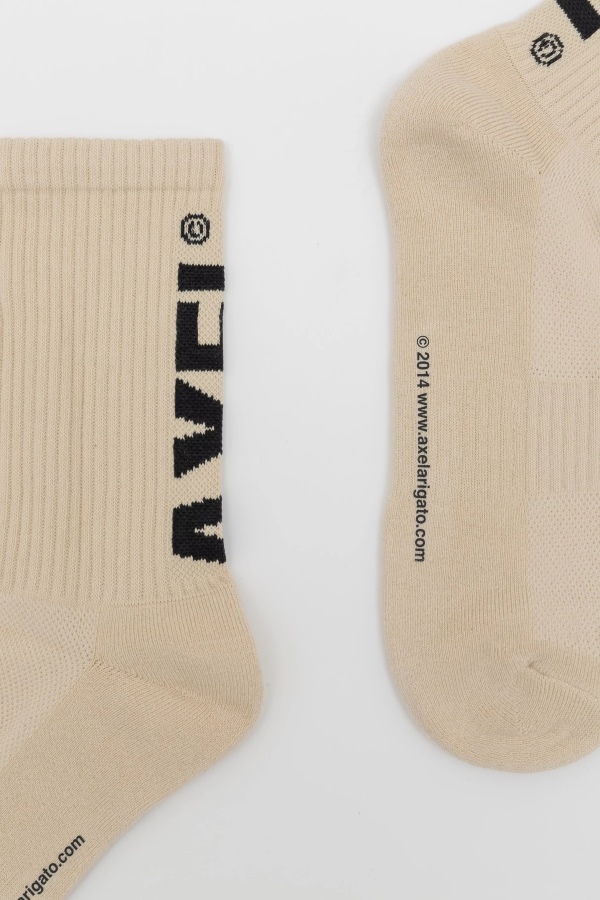 Axel Arigato Pale Beige Axel Copyright Socks