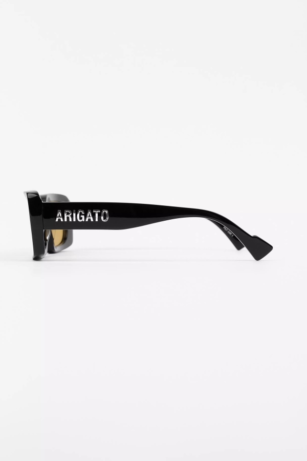 Axel Arigato Arena Rectangular Sunglasses Black Yellow