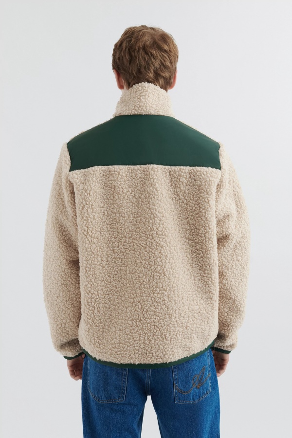 Billie Fleece Jacket Axel Arigato Beige Green