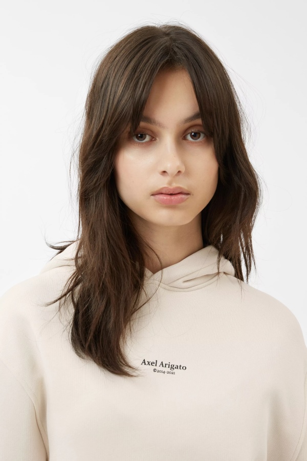 Focus Logo Hoodie Axel Arigato Pale Beige