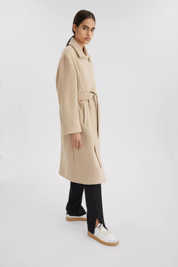Millenium Wool Coat Axel Arigato Pale Beige