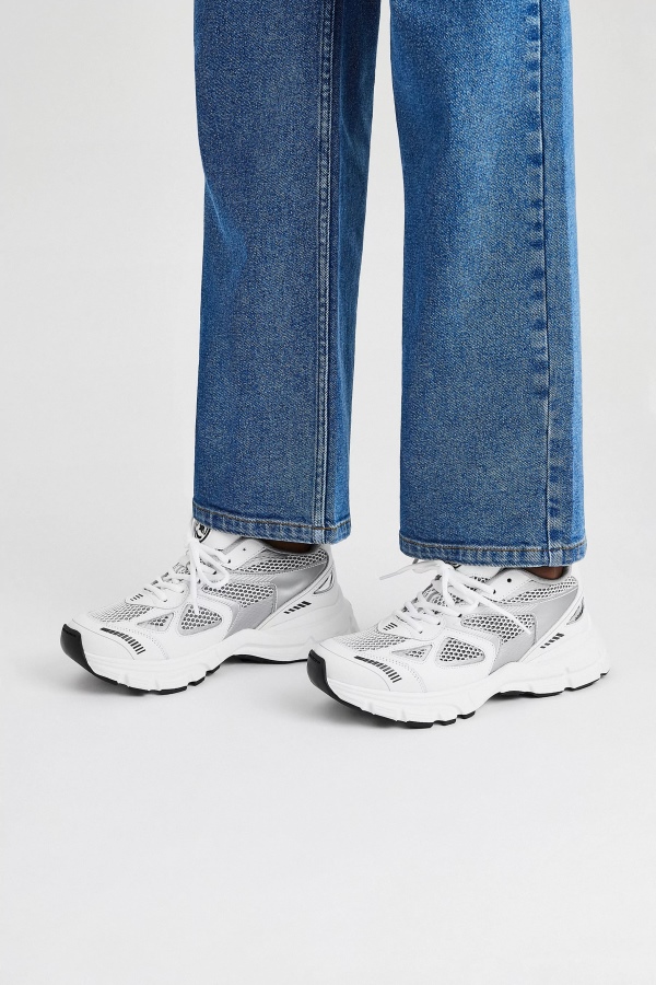 Axel Arigato White Silver Marathon Runner