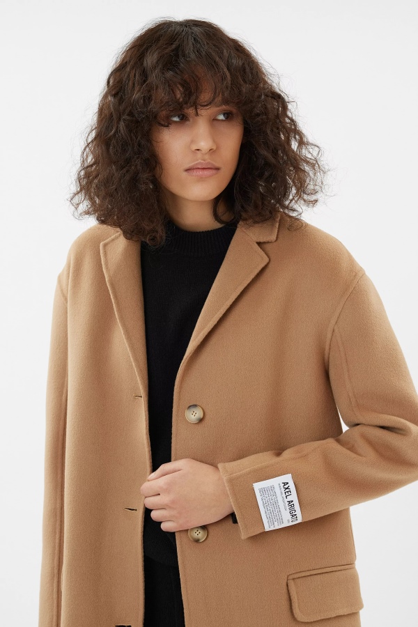 Axel Arigato Camel Medea Wool Coat