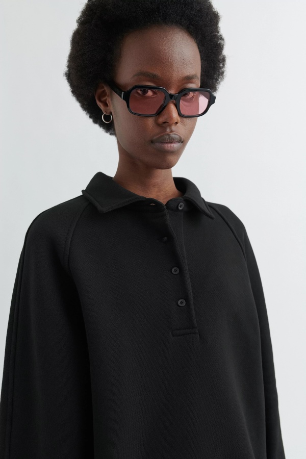 Sunday Polo Sweatshirt Axel Arigato Black