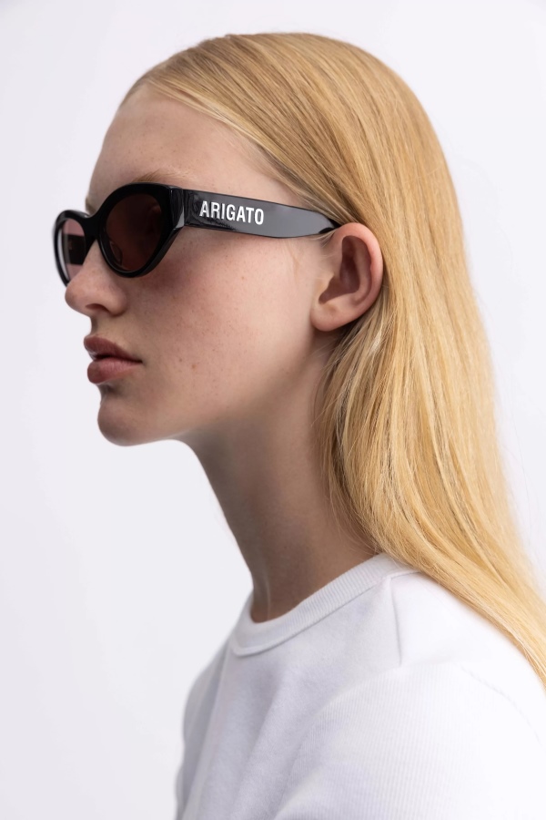 Axel Arigato Tonia Cat-Eye Sunglasses Black Dark Blush