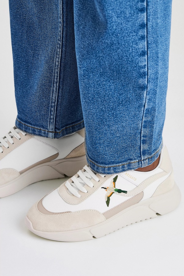 Genesis Stripe Bee Bird Axel Arigato White Beige