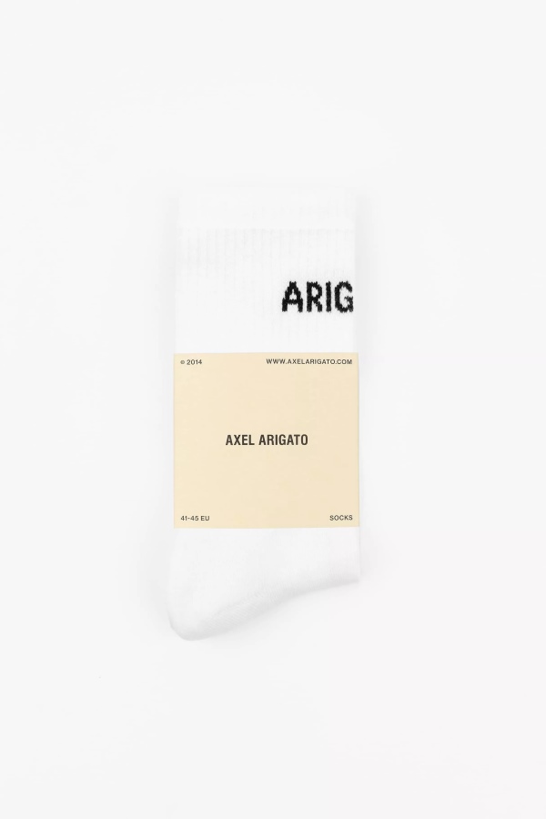Axel Arigato White Arigato Logo Tube Socks
