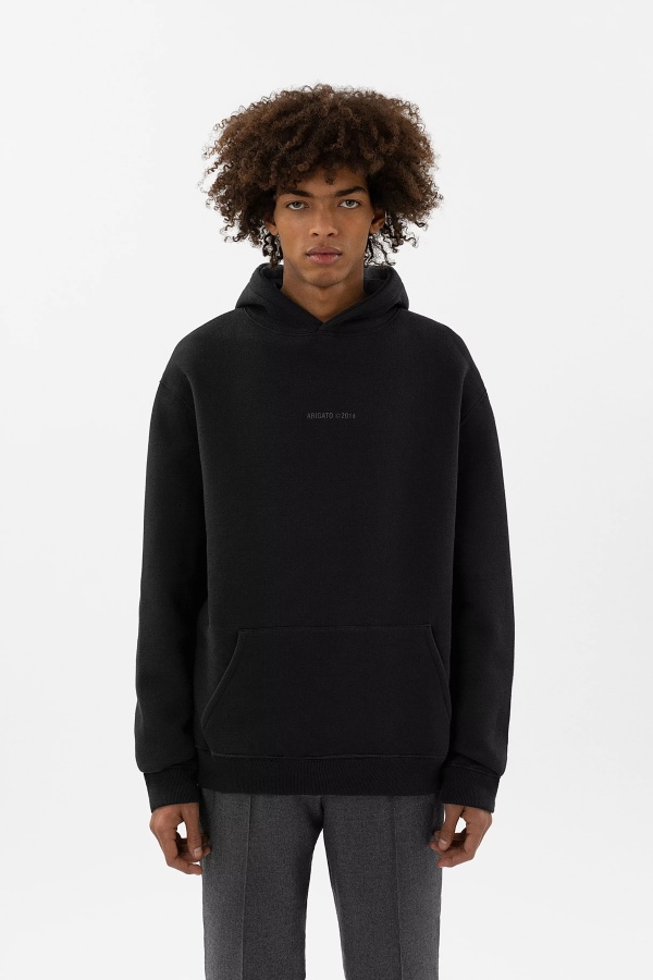 Monogram Hoodie Black Axel Arigato