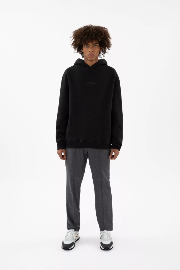 Monogram Hoodie Black Axel Arigato