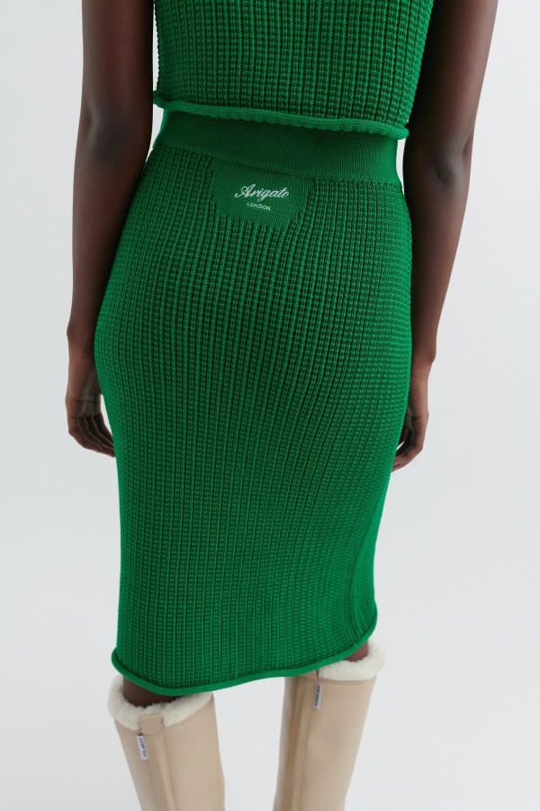 Axel Arigato Jolly Green Grid Skirt