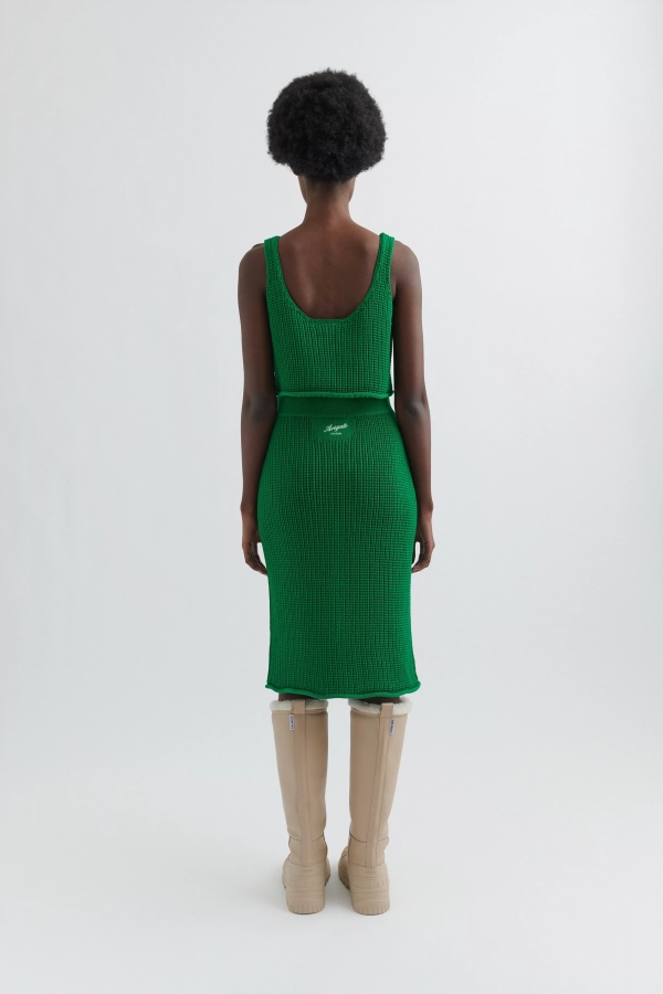 Axel Arigato Jolly Green Grid Skirt