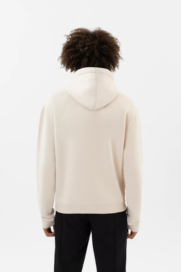 Axel Arigato Focus Logo Hoodie Pale Beige