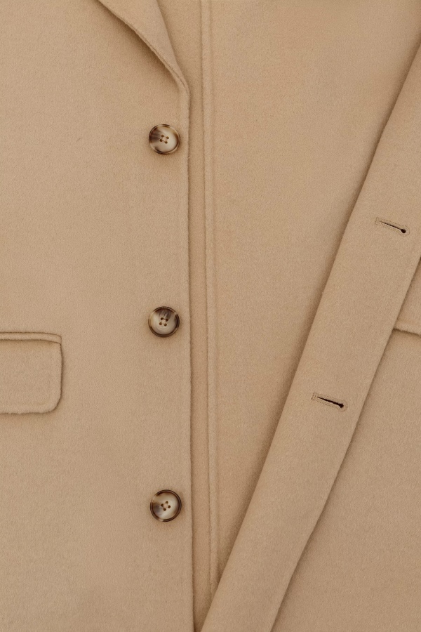 Dawn Wool Coat Pale Beige Axel Arigato