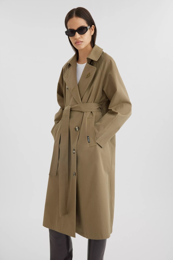 Globe Trench Coat Axel Arigato Olive Green