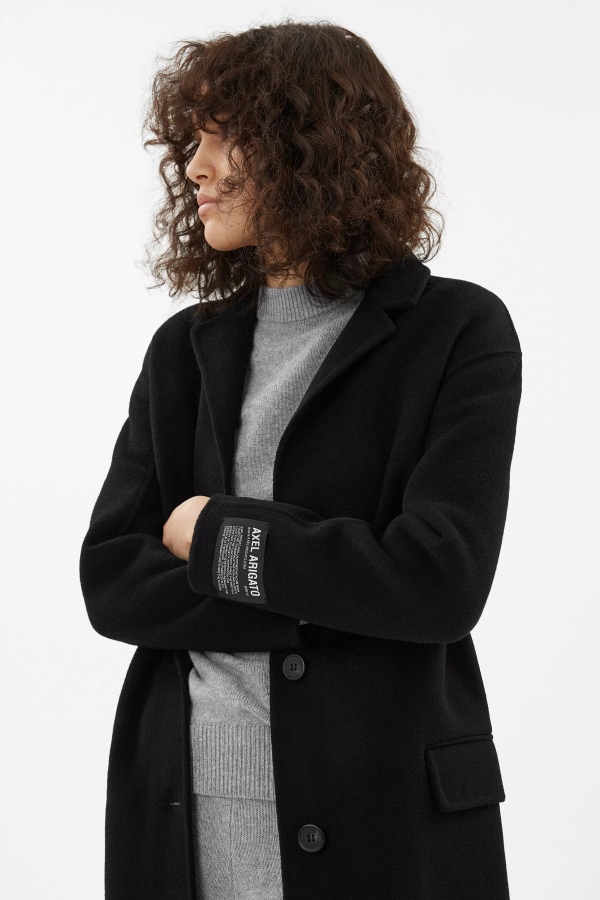 Medea Wool Coat Black Axel Arigato