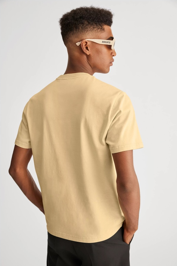 Focus Logo T-Shirt Natural Yellow Axel Arigato