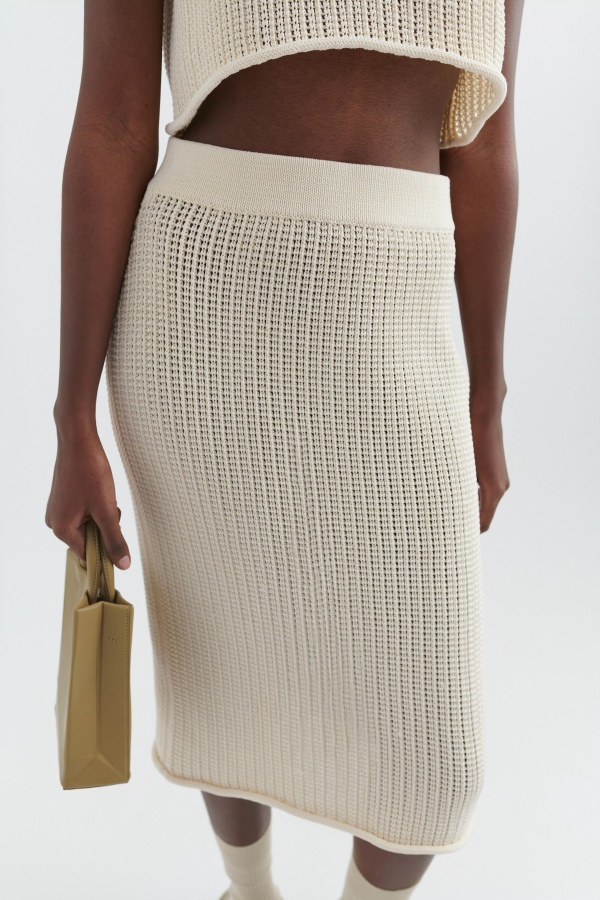 Axel Arigato Grid Skirt Off White