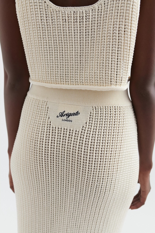 Axel Arigato Grid Skirt Off White