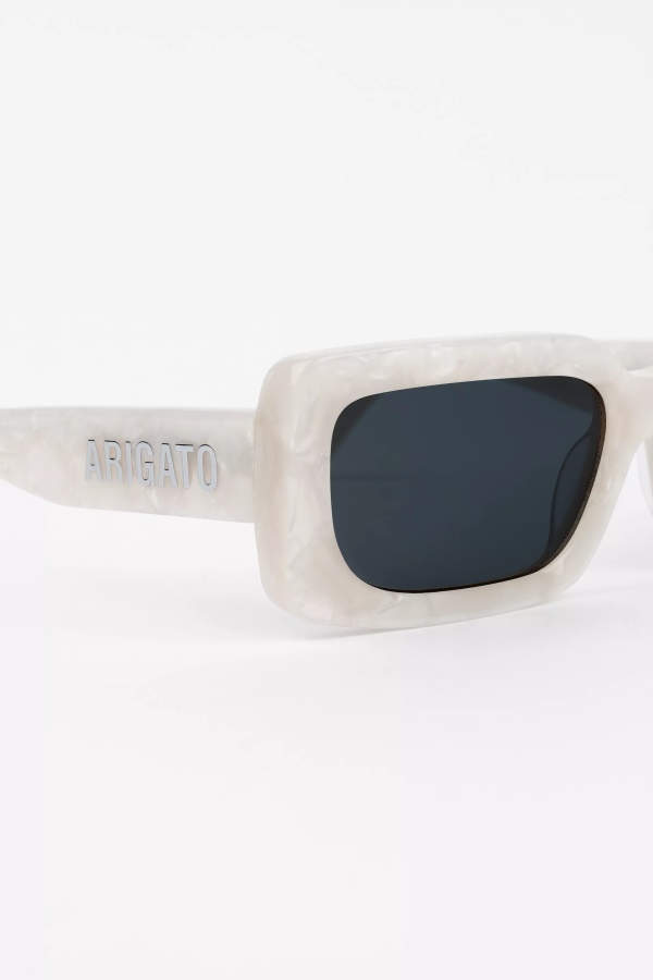 Arena Rectangular Sunglasses Axel Arigato White