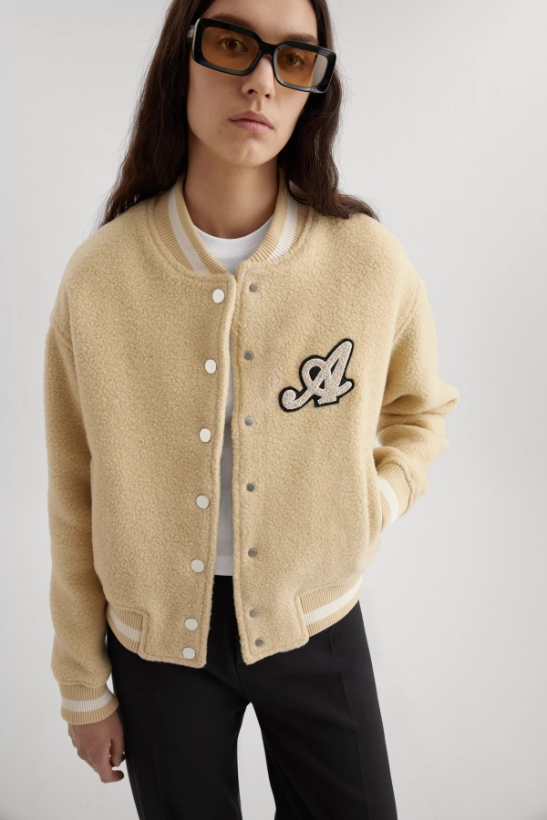 Axel Arigato Off Court Bomber Jacket Beige