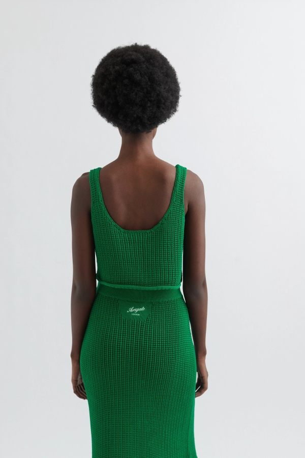 Grid Tank Top Axel Arigato Jolly Green