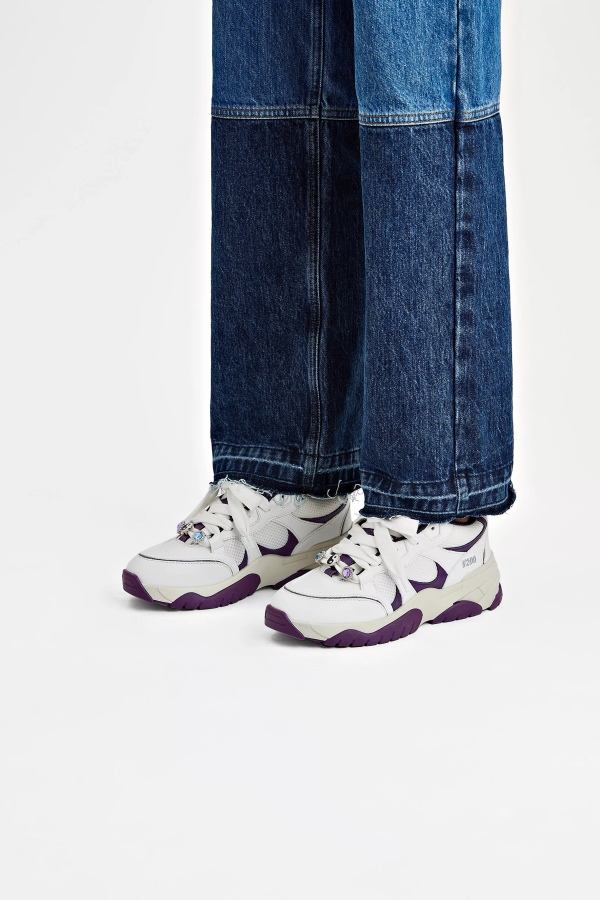 Axel Arigato White Purple Catfish Lo