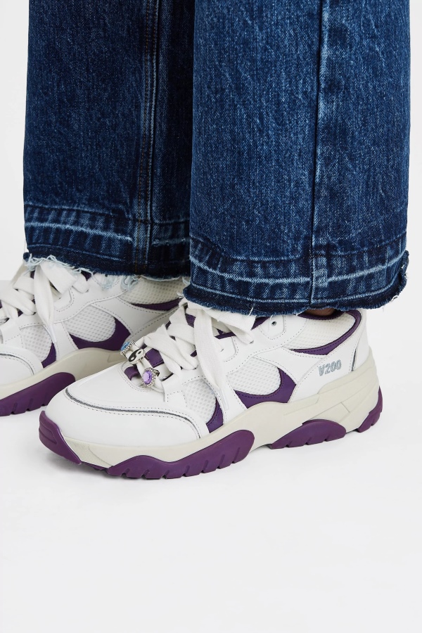 Axel Arigato White Purple Catfish Lo