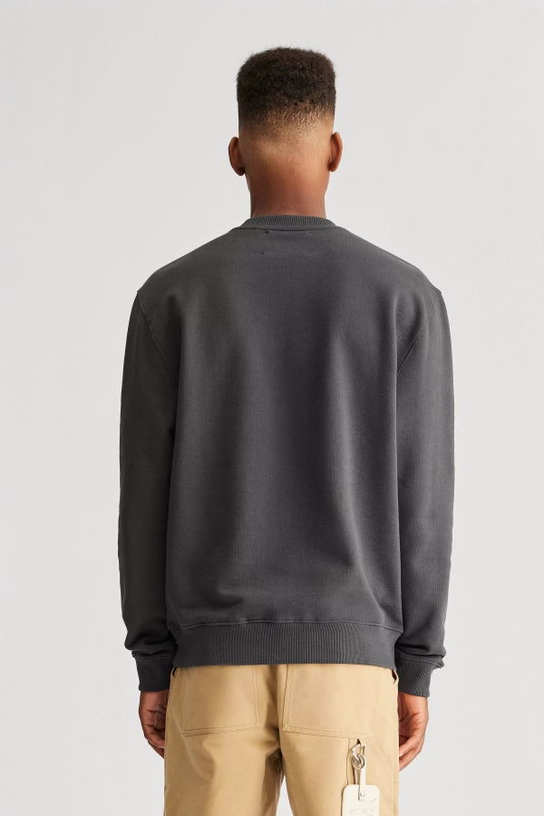 Axel Arigato Faded Black Varsity Bee Bird Sweatshirt