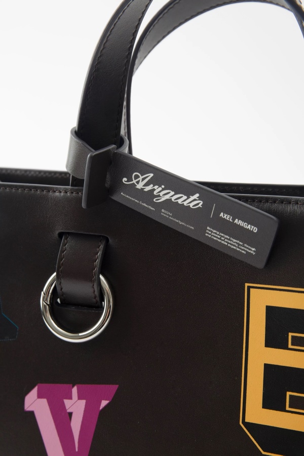 Arigato Monogram City Bag Axel Arigato Dark Brown