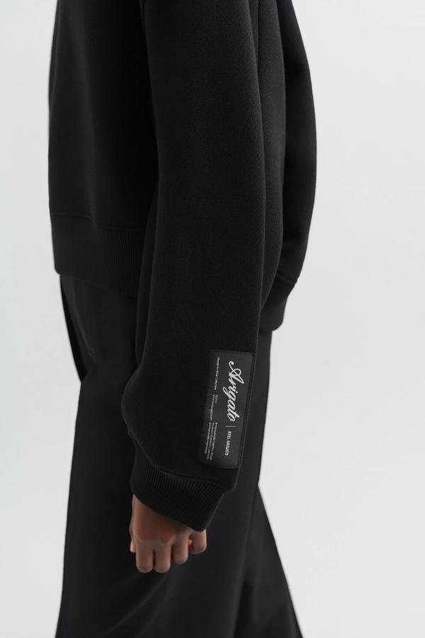 Axel Arigato Solid Sweatshirt Black