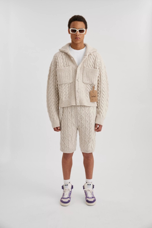 Axel Arigato Ecru Neps Shorts