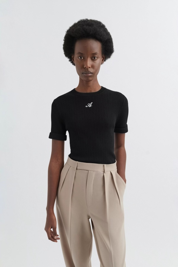 Honour Knit T-shirt Axel Arigato Black