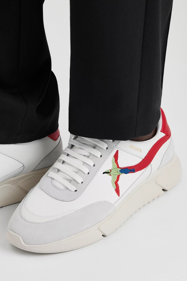 Axel Arigato Genesis Stripe Bee Bird White Red