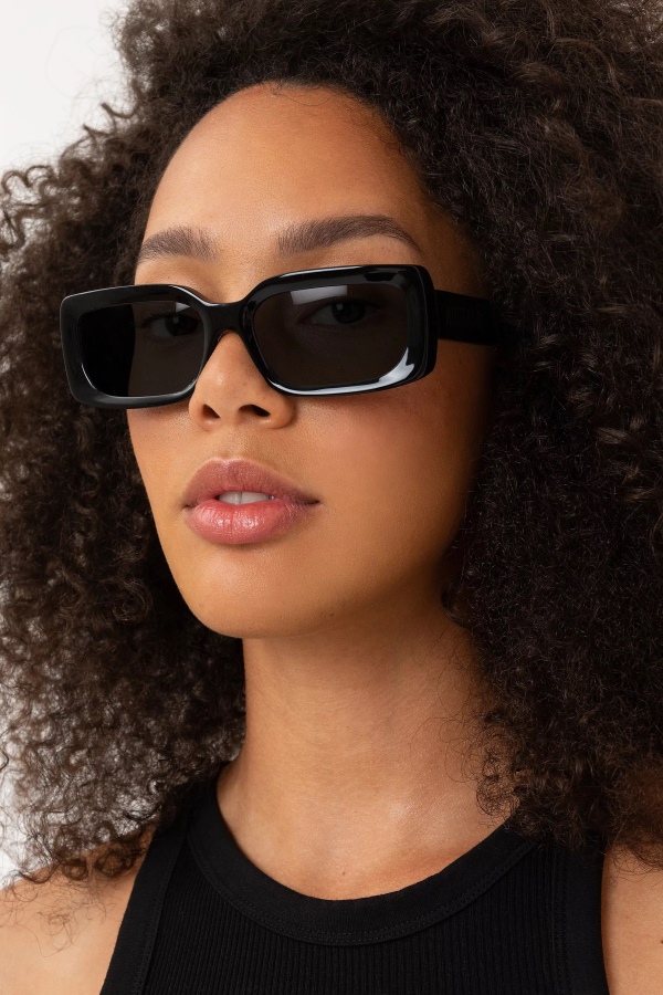 Axel Arigato Arena Rectangular Sunglasses Black