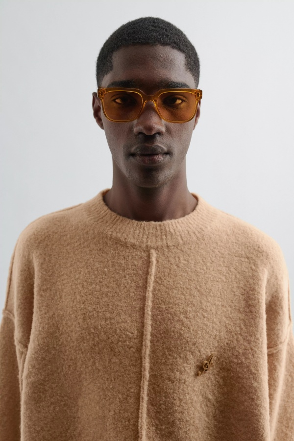 Jet Square Sunglasses Axel Arigato Orange Dark Honey