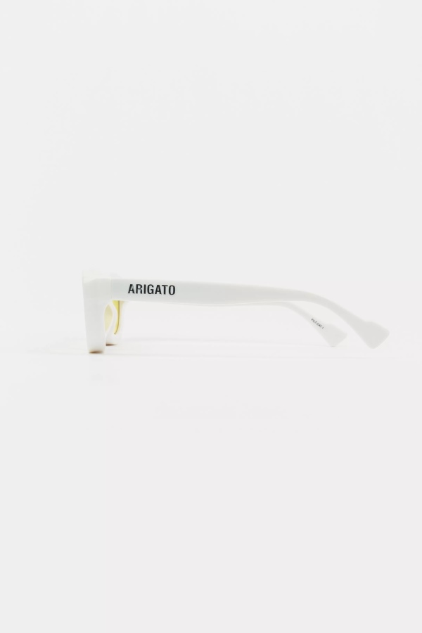 Axel Arigato White Yellow Echo Sunglasses