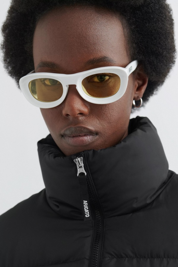 Axel Arigato White Yellow Echo Sunglasses